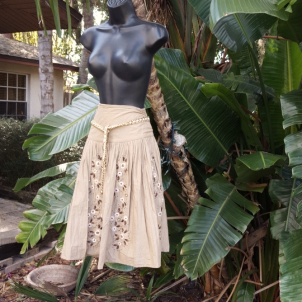 Lillie Rubin mother of pearl beaded skirt